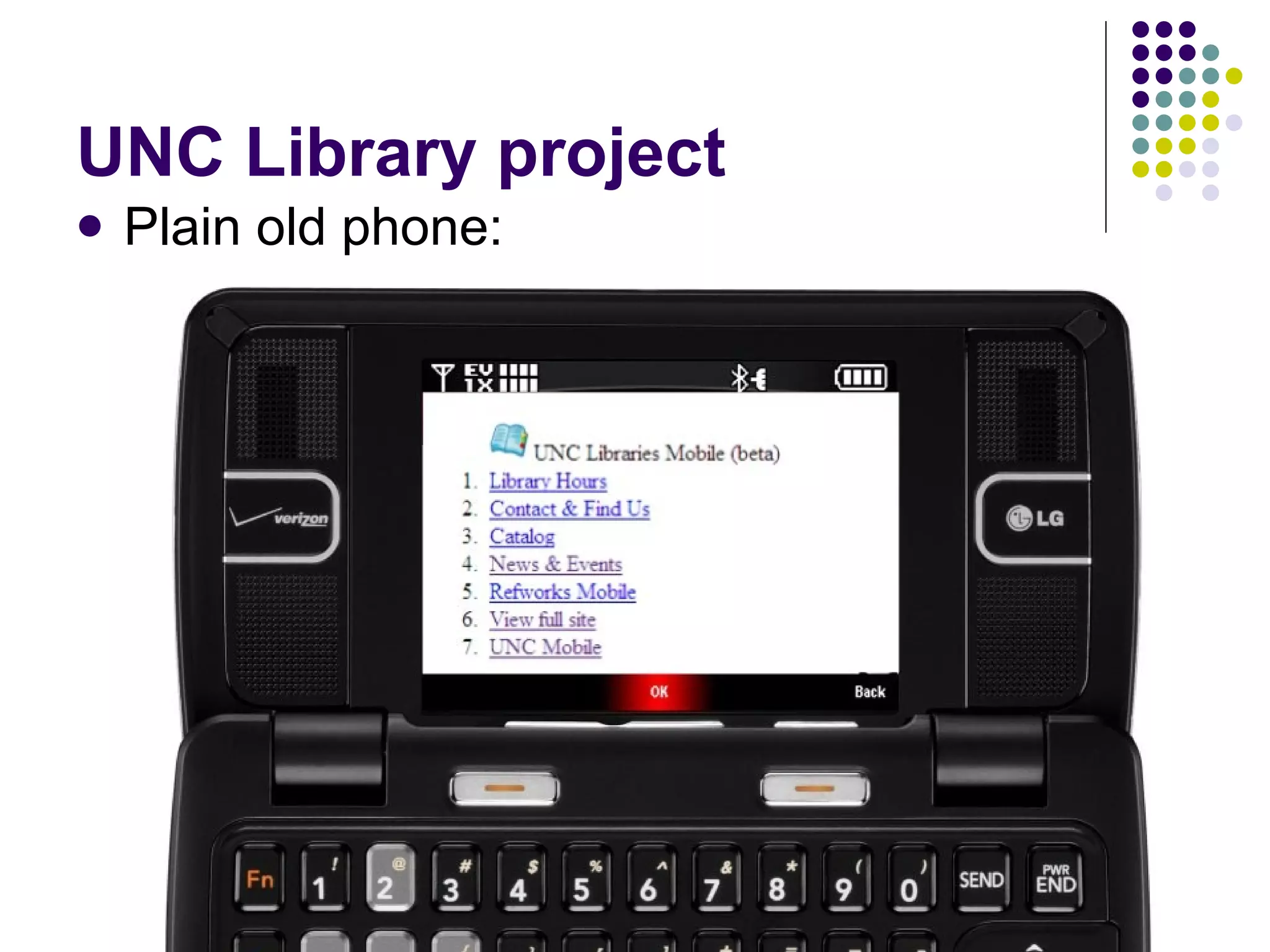 UNC Library project Plain old phone: 