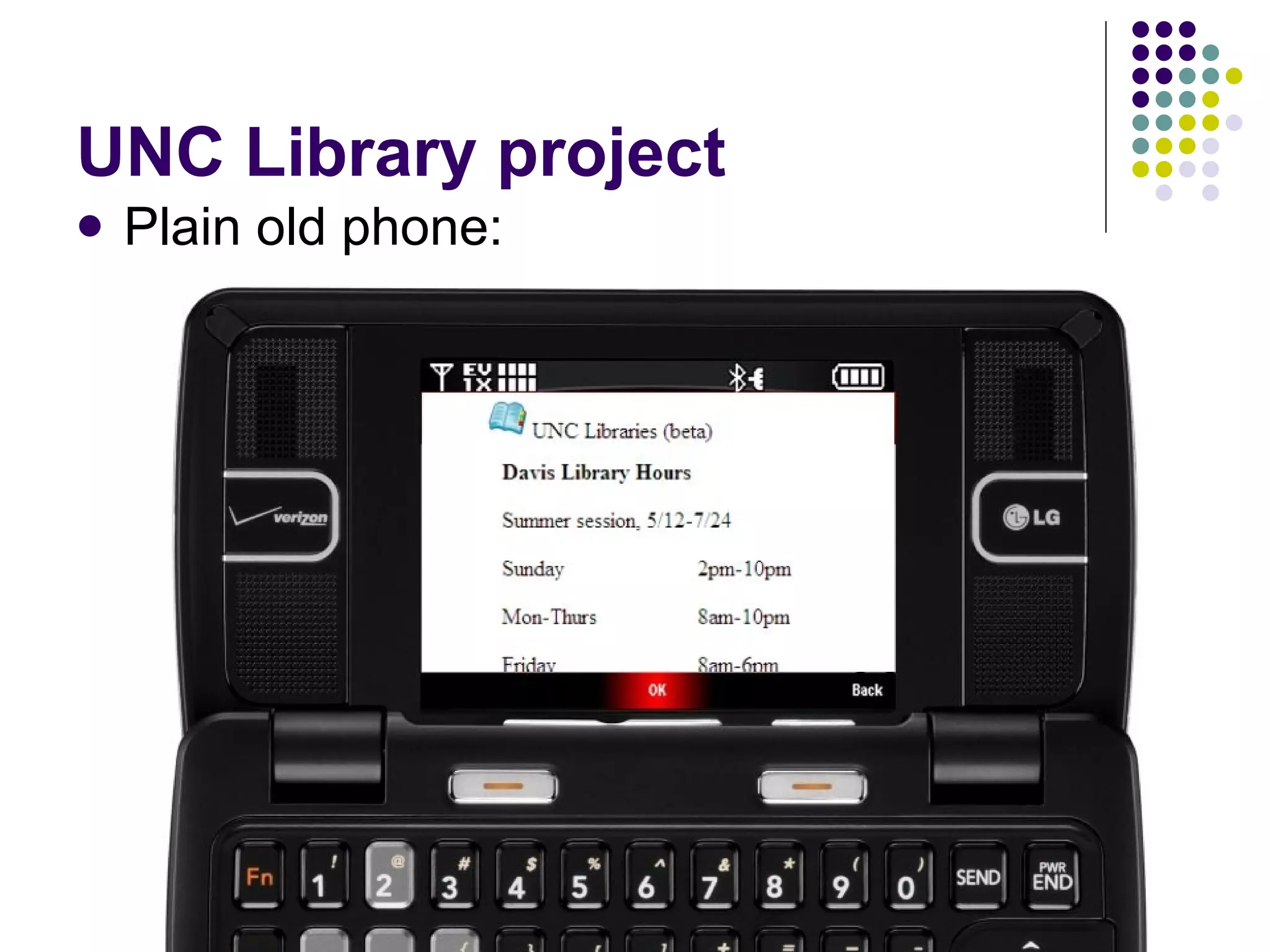 UNC Library project Plain old phone: 