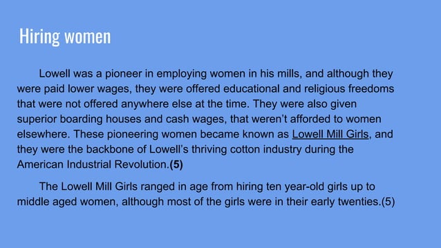 Lowell mill girls | PPT