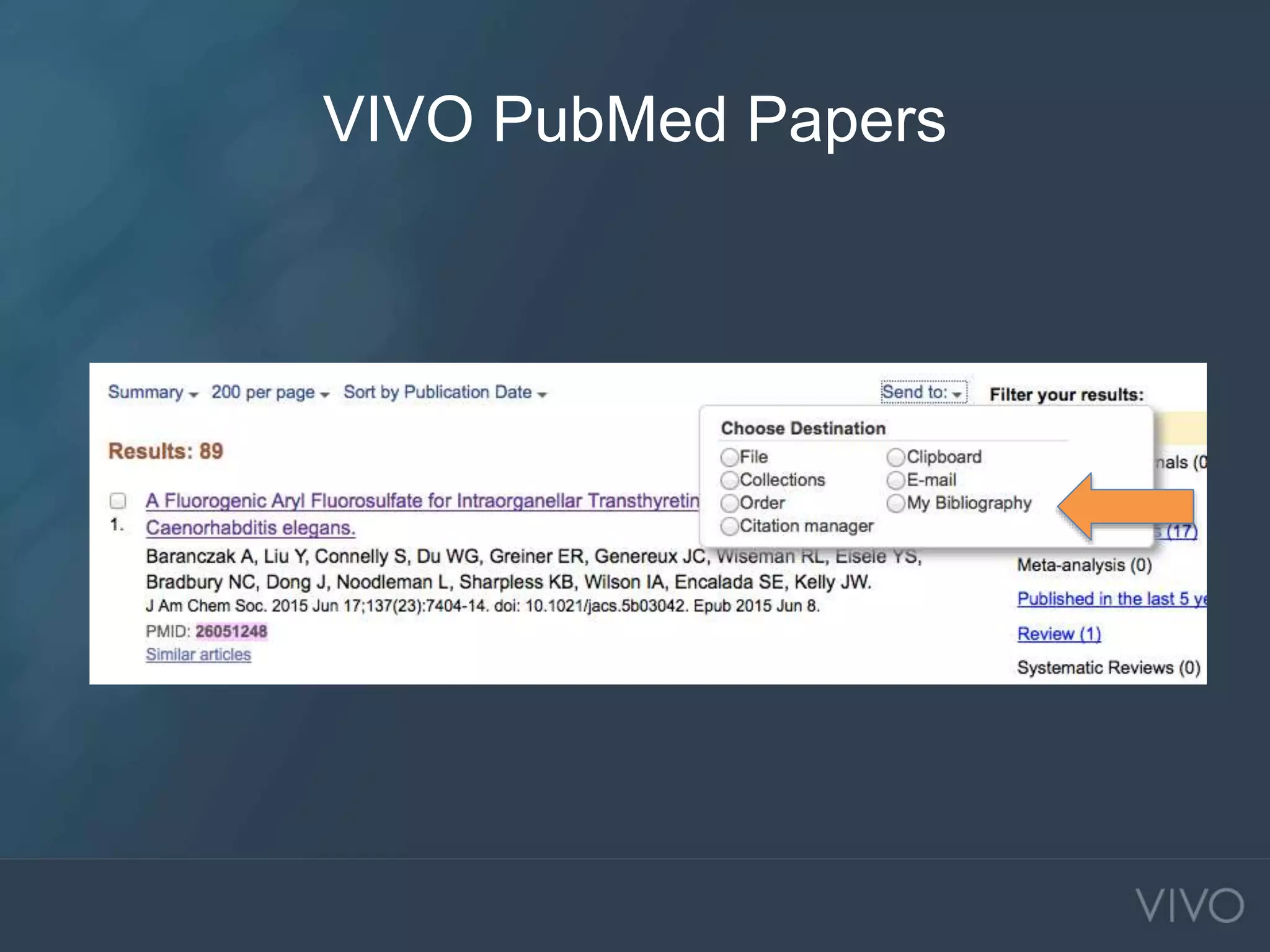 VIVO PubMed Papers
 