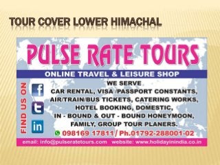TOUR COVER LOWER HIMACHAL

 