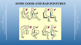SOME GOOD AND BAD POSTURES
 