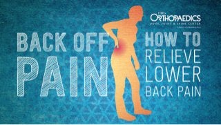 Back Off Spine Pain