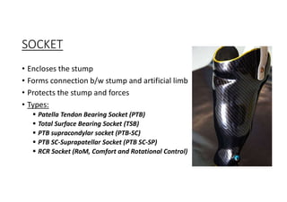 Ptb Socket Design Lower extremity prostheses | PDF