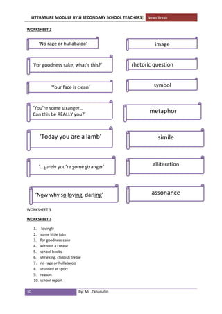 Writing Module For Lower Form Lower form | PDF