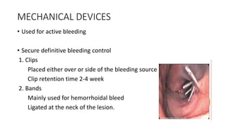 Lower gi bleed | PPTX