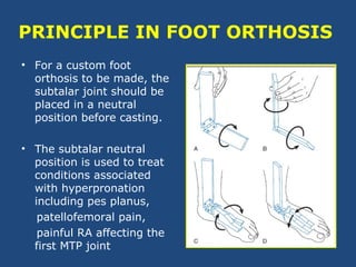 Lower Limb Orthotics - Dr Rajendra Sharma