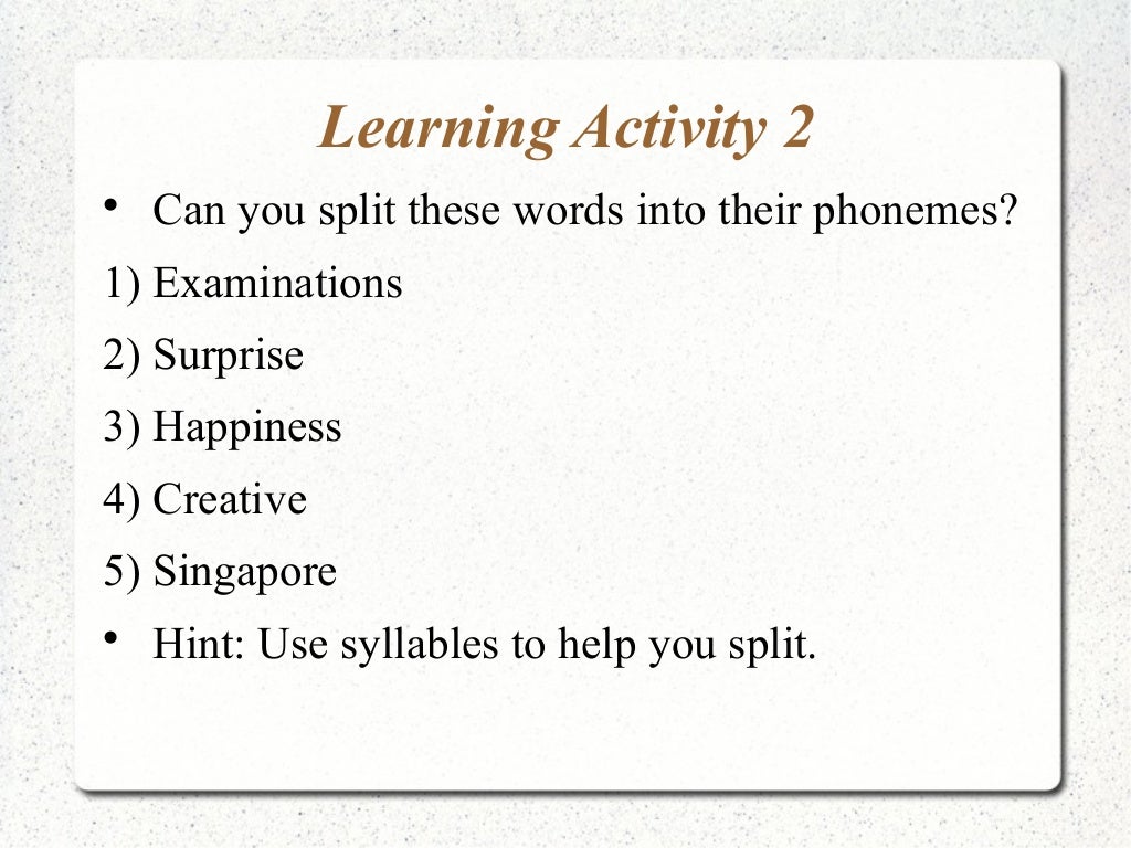 auditory discrimination example auditory discrimination example