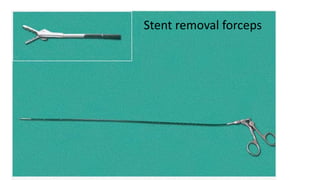 Stent removal forceps
 