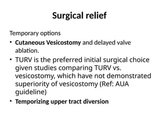 Turv Set Lower Urinary Tract Obstruction Lecture.pptx