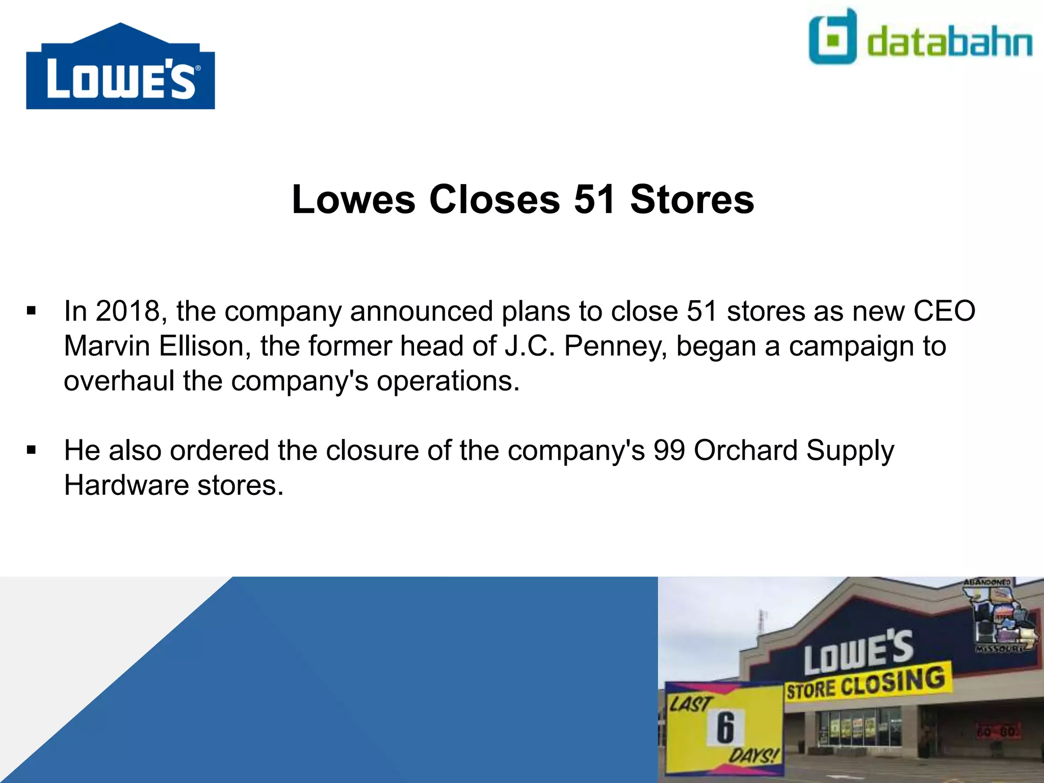 7 keys to open doors at Lowe's | PPT