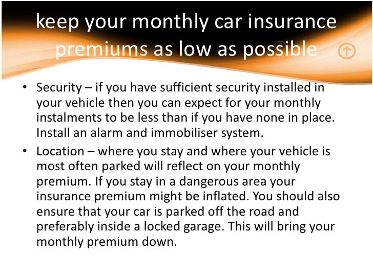 Lowest car insurance rates - South Africa
