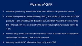 Wean Fio2 Low flow oxygen therapy.pptx pediatric lecture powerpoint | PPTX