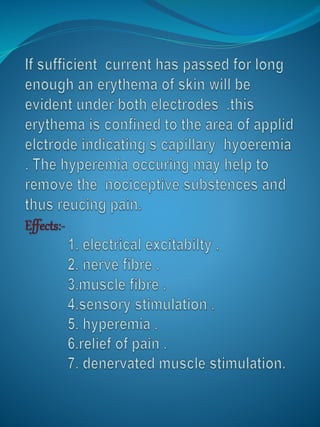 Low frequency current complete details.