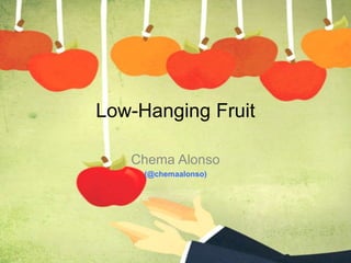 Low-Hanging Fruit
Chema Alonso
(@chemaalonso)
 