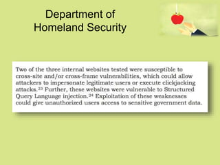 Department of
Homeland Security
 