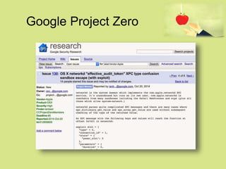 Google Project Zero
 