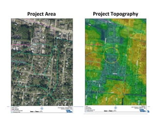Project Area Project Topography
 