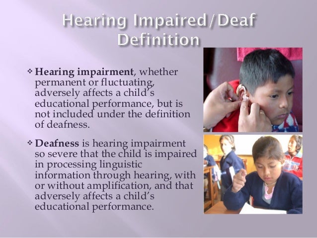 hearing impairment accommodations