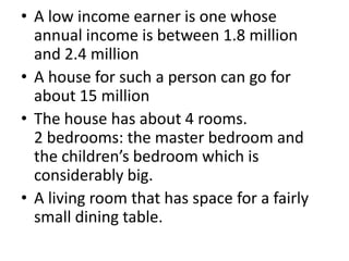 House plan for a low income earner | PPT