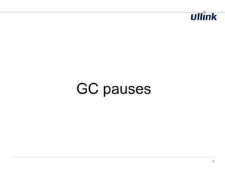 6
GC pauses
 
