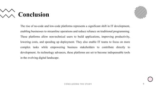 Low Code & No Code Platforms - A paradigm shift in development sector ...