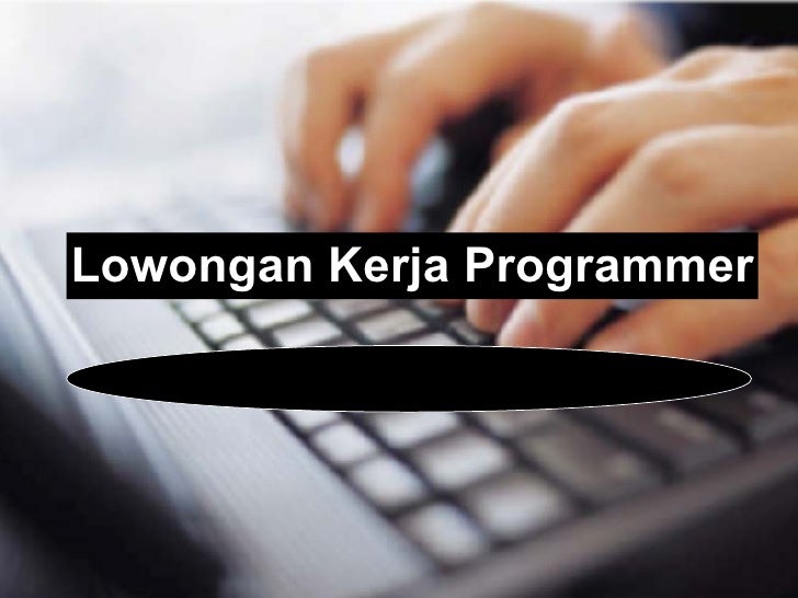 Lowongan kerja programmer