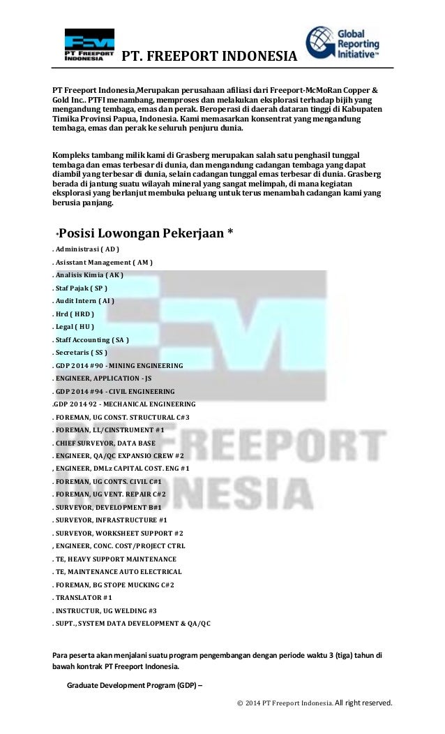 contoh cover letter freeport