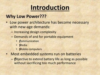 Low Power Examples Low power | PPTX