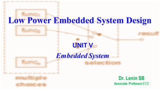 Low power embedded system design | PPT