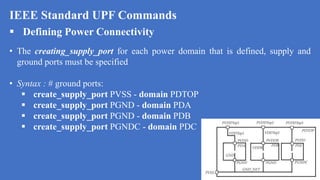 Upf File Low power in vlsi with upf basics part 2 | PPTX