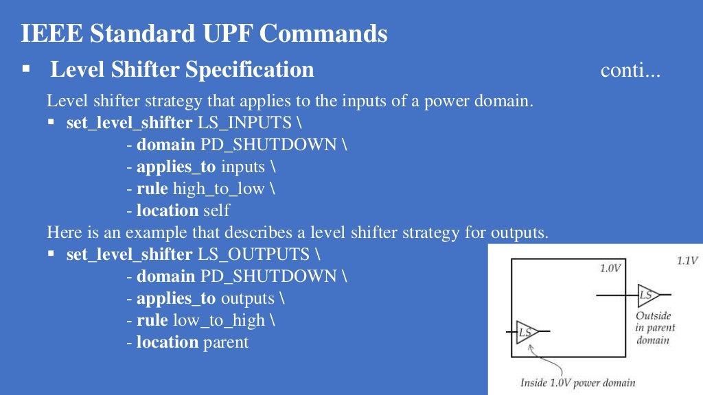 Low power in vlsi with upf basics part 2