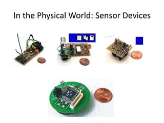 In the Physical World: Sensor Devices
 