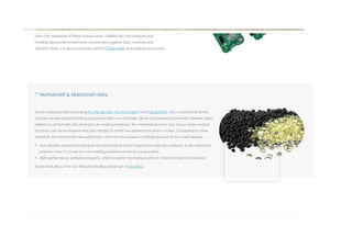 Low pressure molding