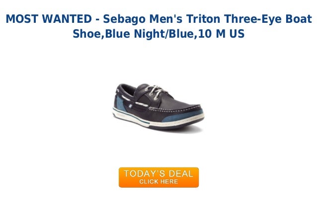 sebago triton three eye