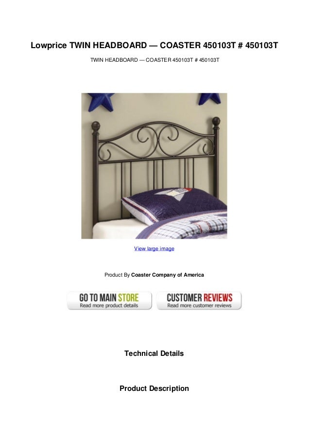 Lowprice Twin Headboard Coaster 450103 T 450103t