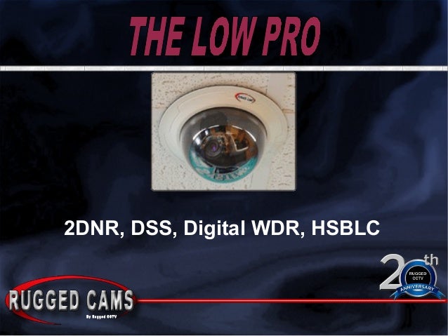 The Low Pro High Resolution Color Dome Business Security Camera