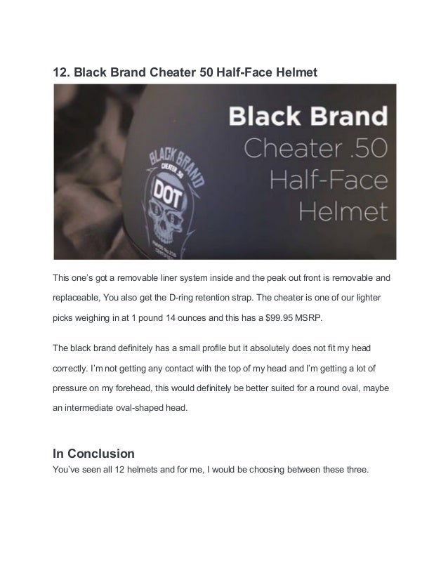 Low Profile Motorcycle Helmet