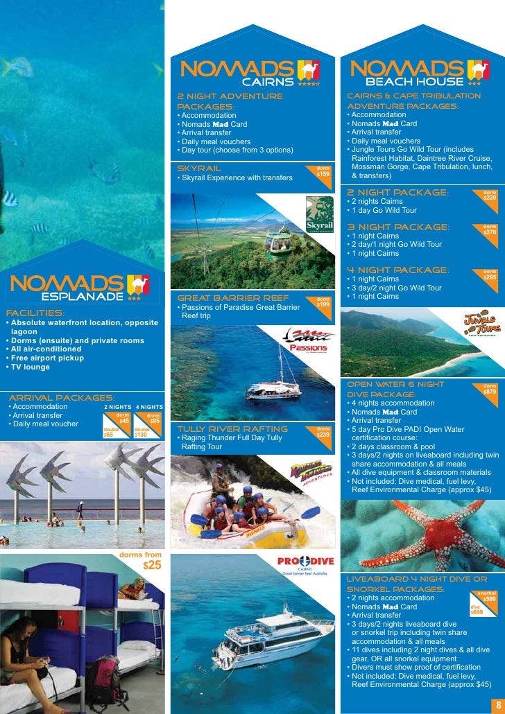 travel package brochure