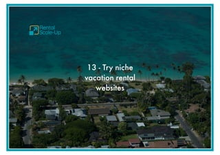 15 things to do today to get more low season vacation rental bookings