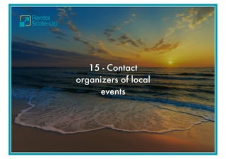 15 things to do today to get more low season vacation rental bookings