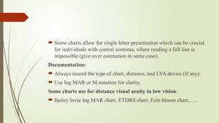 low vision (1) distance visual acuity testing in low vision.pptx