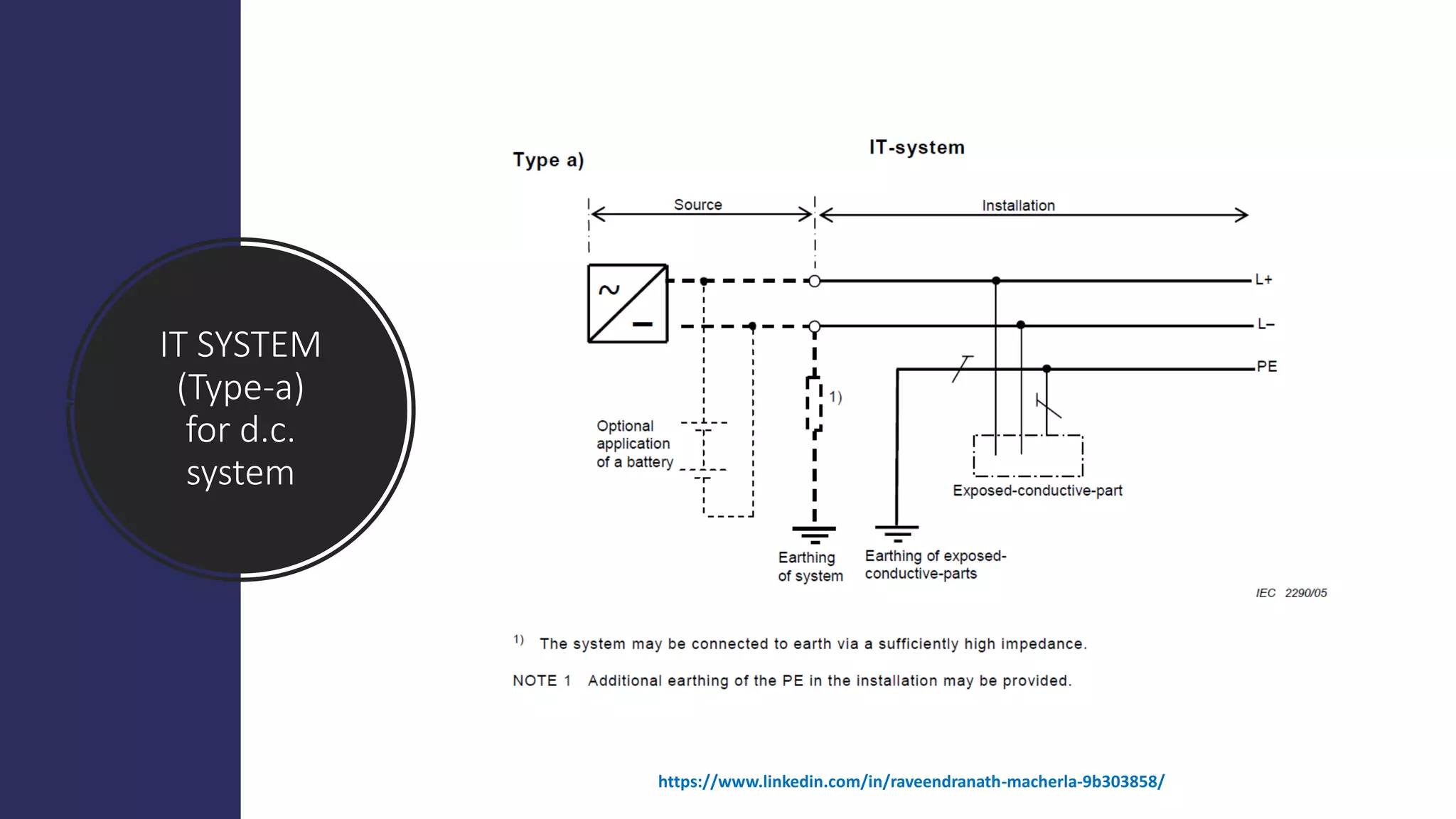 Low voltage electrical distribution system earthing methods | PPTX