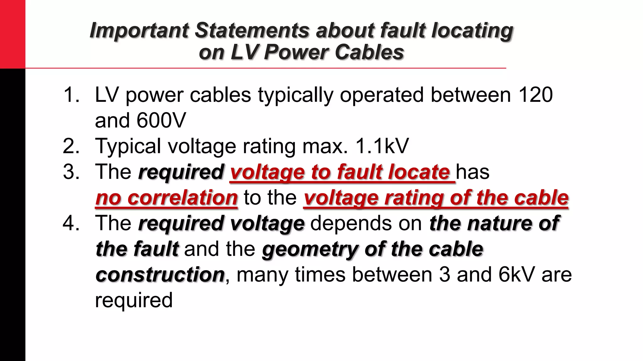Low Voltage Fault Locating Revised 29-05-19.pptx