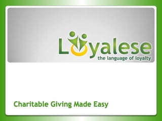 Charitable Giving Made Easy 