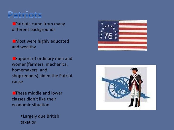 loyalist vs patriots loyalists vs patriots