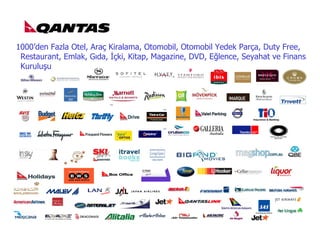 1000’den Fazla Otel, Araç Kiralama, Otomobil, Otomobil Yedek Parça, Duty Free, Restaurant, Emlak, Gıda, İçki, Kitap, Magazine, DVD, Eğlence, Seyahat ve Finans Kuruluşu  ~   ~   ~   