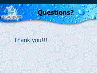 Questions? Thank you!!! 