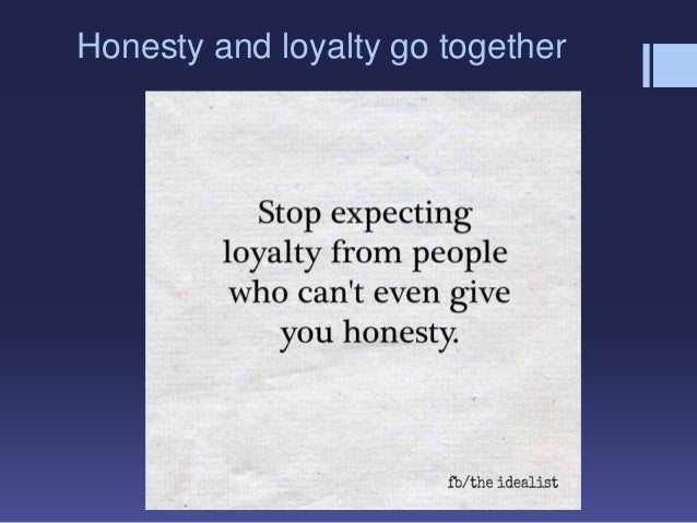 Loyalty Values Assembly 18 Loyalty Values Assembly 18