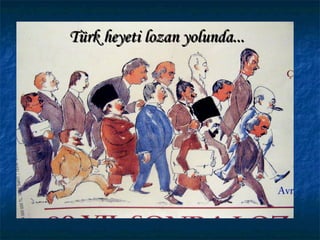 Türk heyeti lozan yolunda...
 